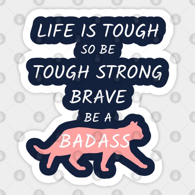 tough strong badass woman Sticker by tita